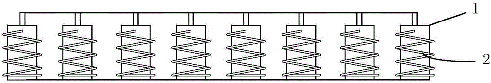 Rapid detection method and device for invalidation of parallel single body in serial-parallel battery pack