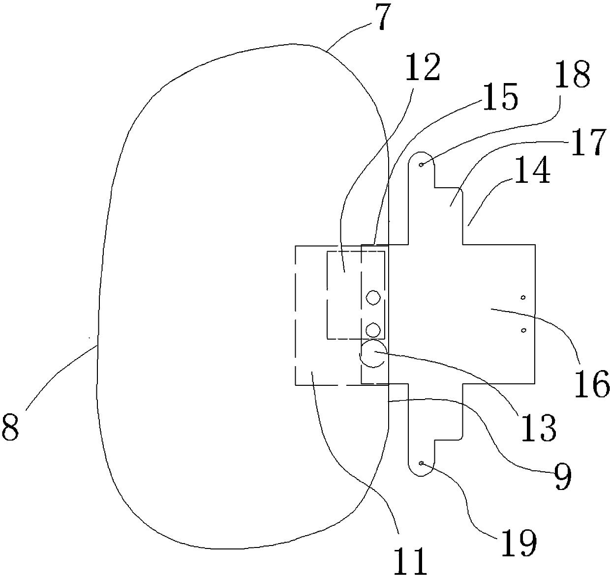 Child seat with safety airbag device