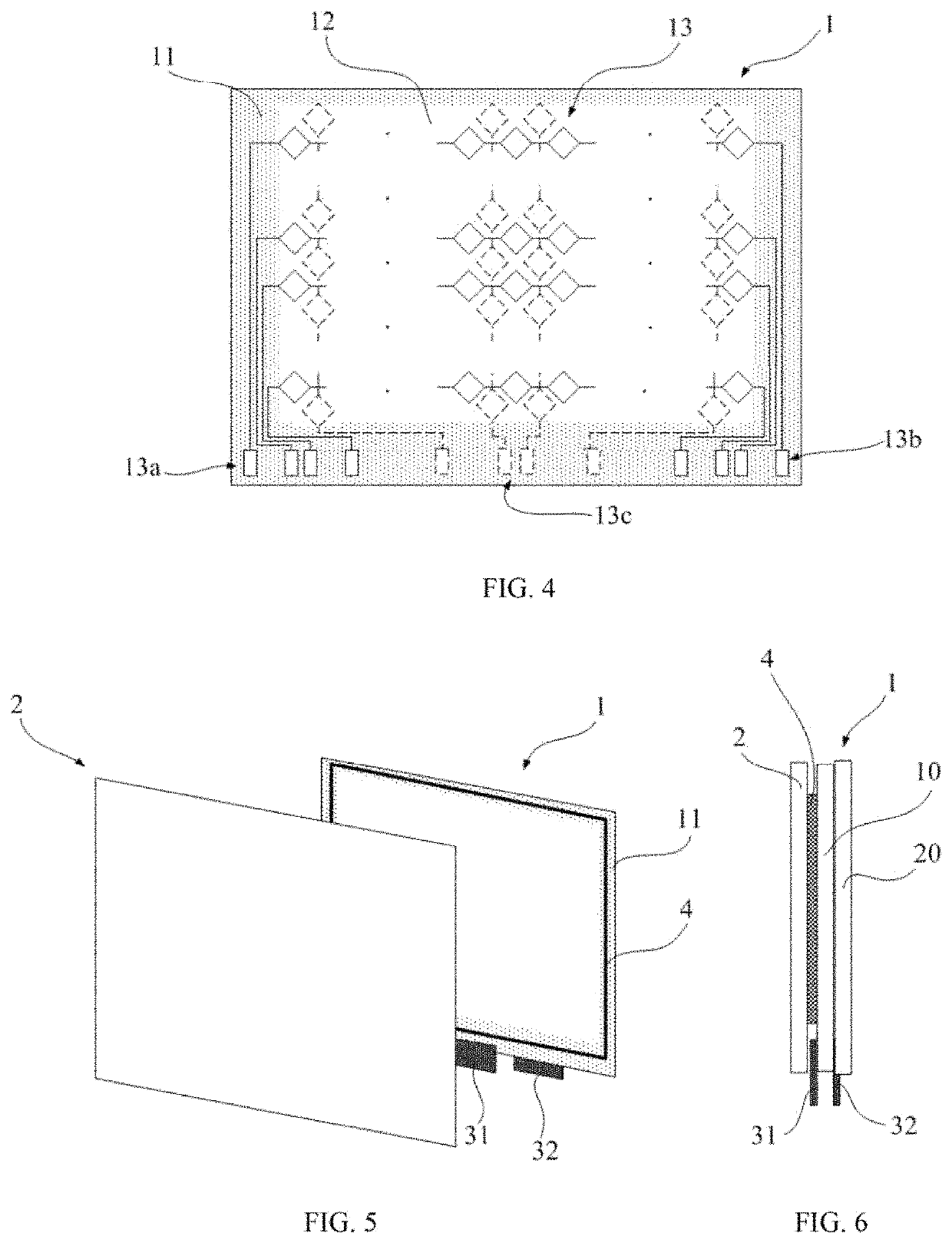 Large size capacitive touch screen, connection method between inner screen and outer screen of large size capacitive touch screen, and connector