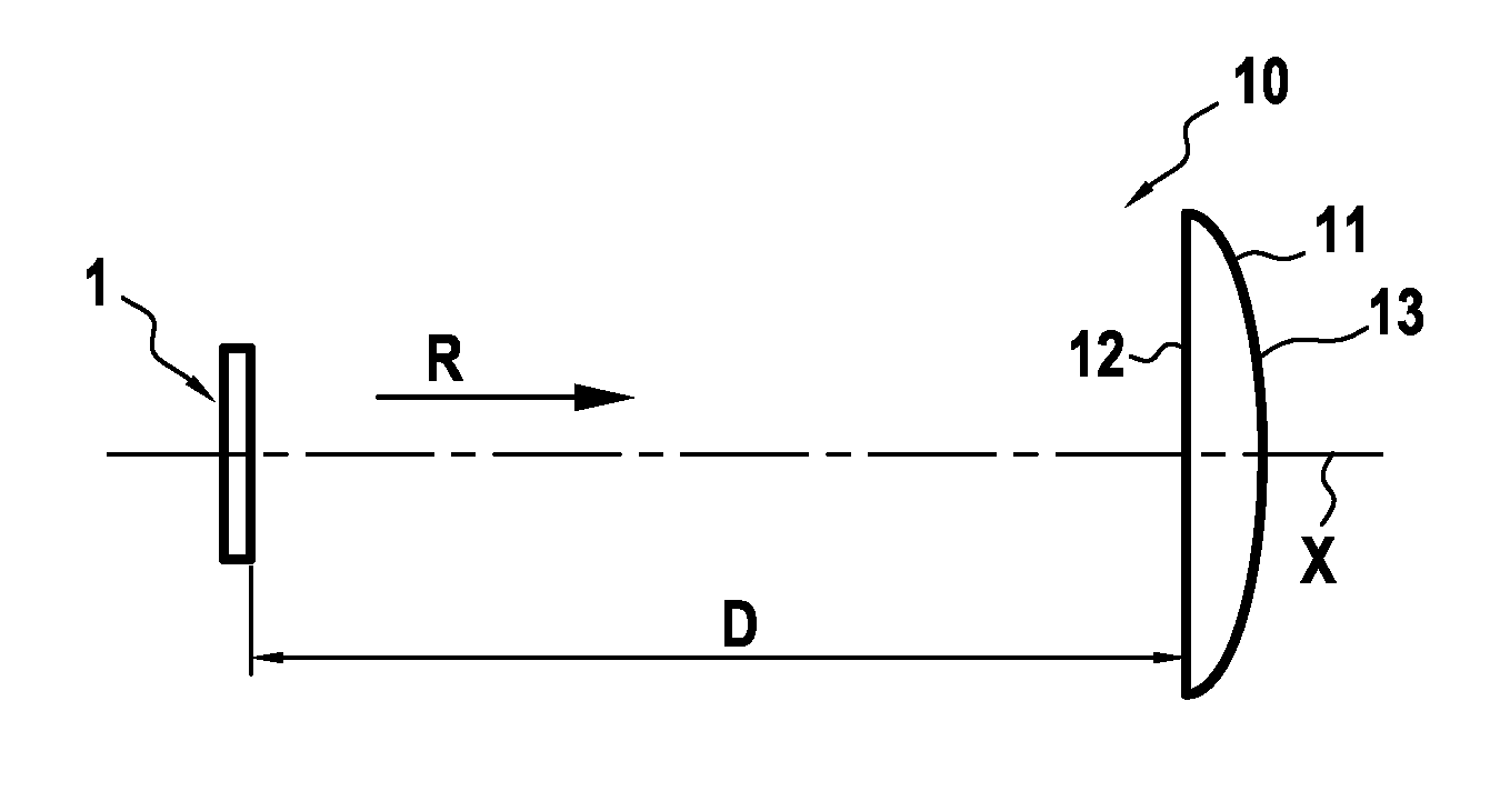 Optical device, in particular for a motor vehicle