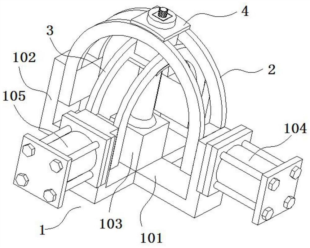 Drill rod frame based on angle adjusting mechanism