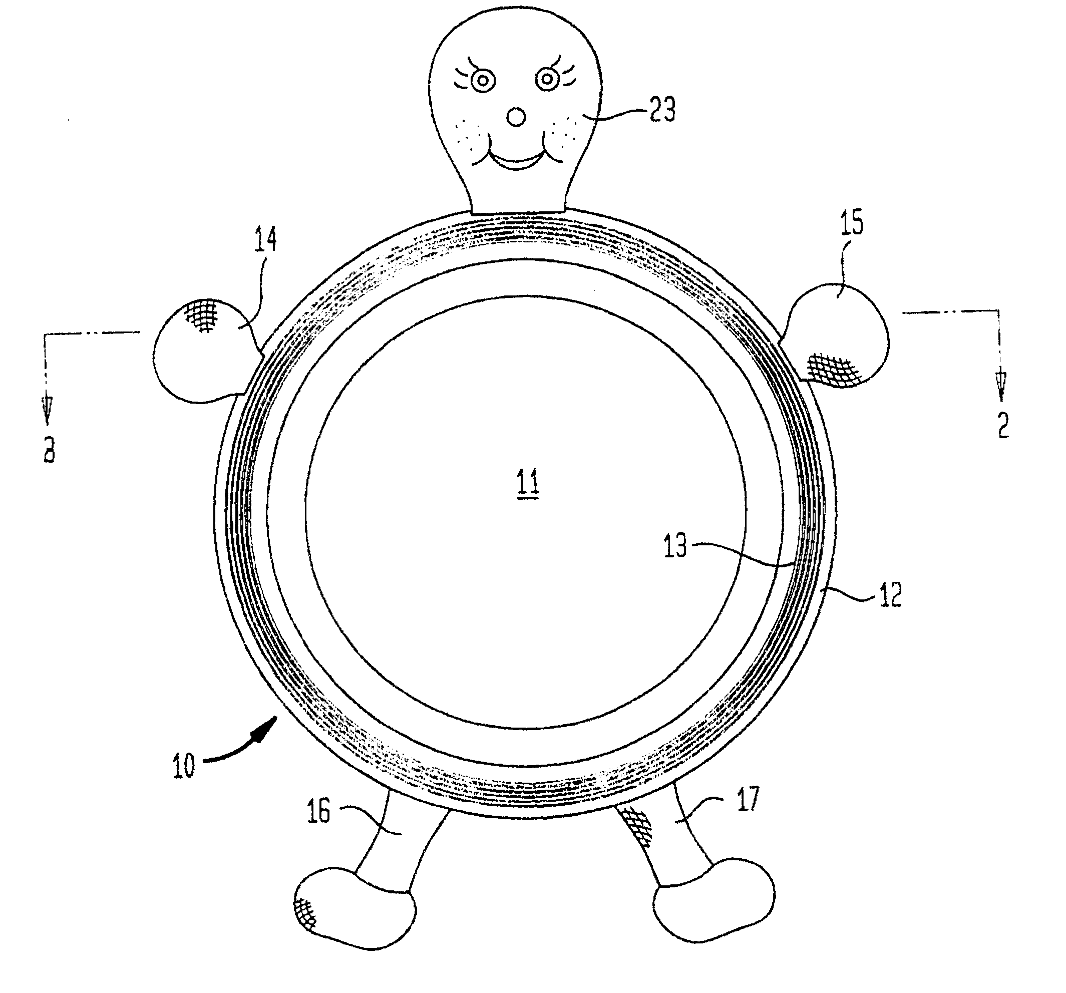 Flying disc toy