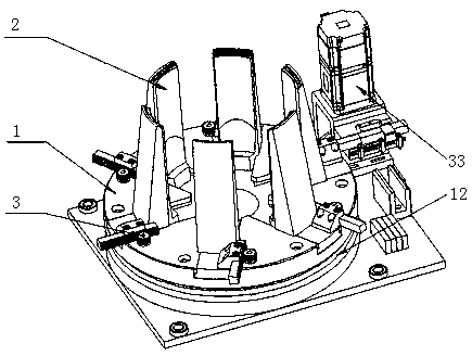 Auxiliary flexible tooling and method for detection of rail vehicle axlebox spring adhesion strength