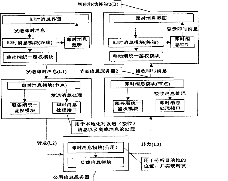 Large information capacity wireless application platform system and transmission method