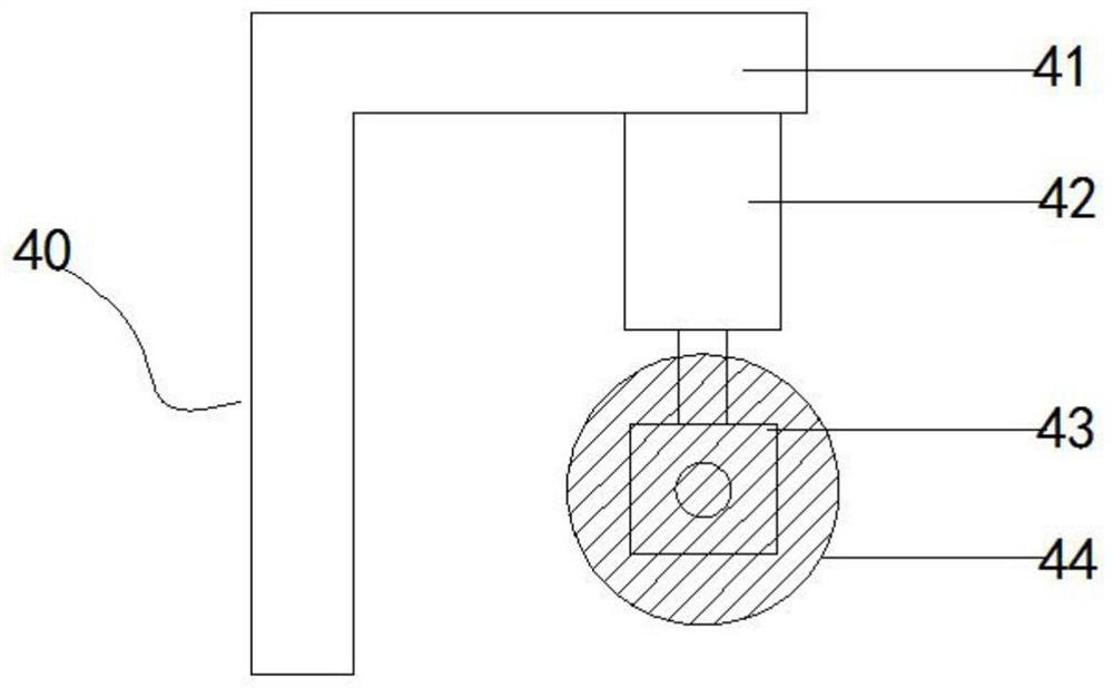 Labeling and marking method for inner wall of tube core