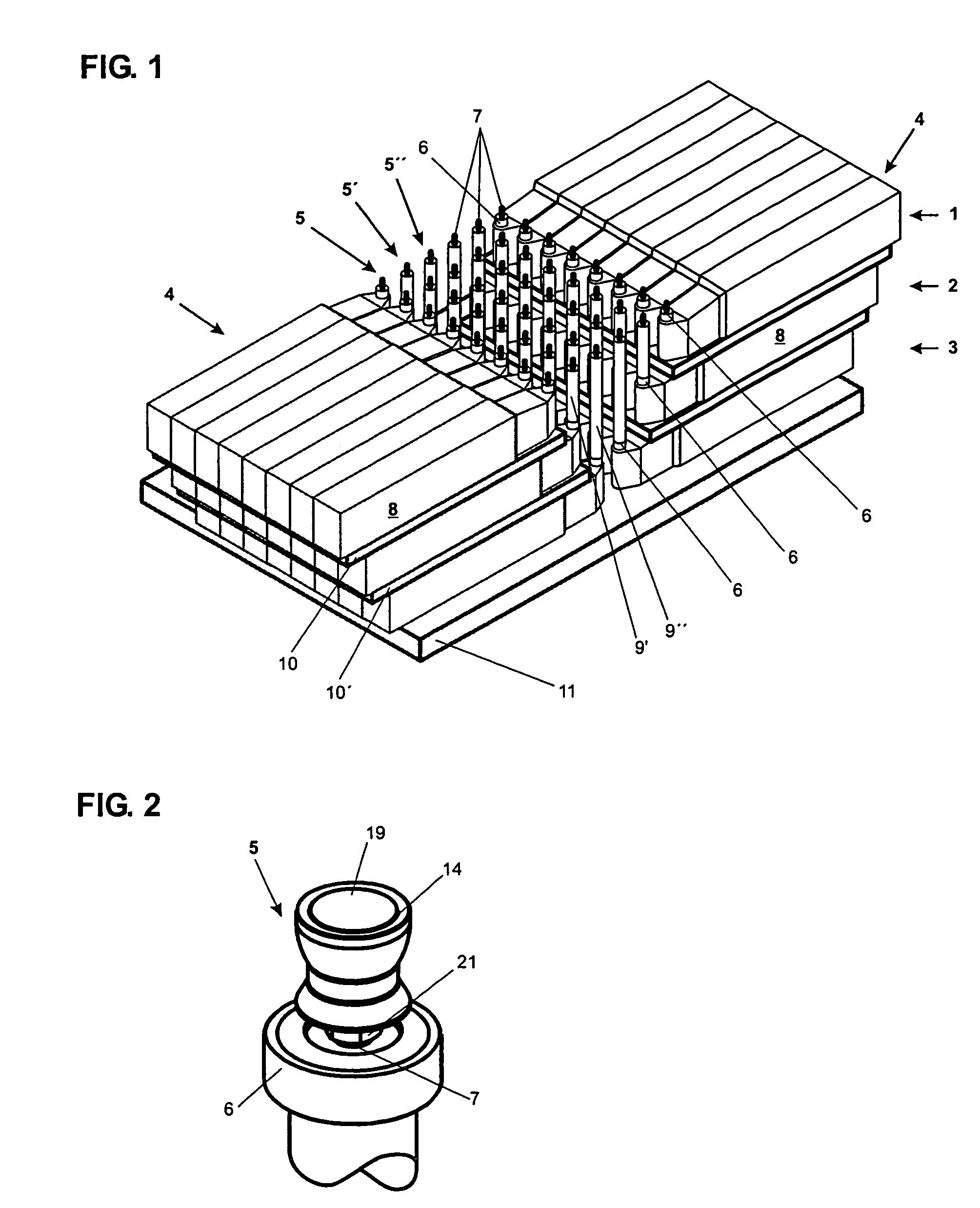 Device for weighing substantially uniform weighing objects