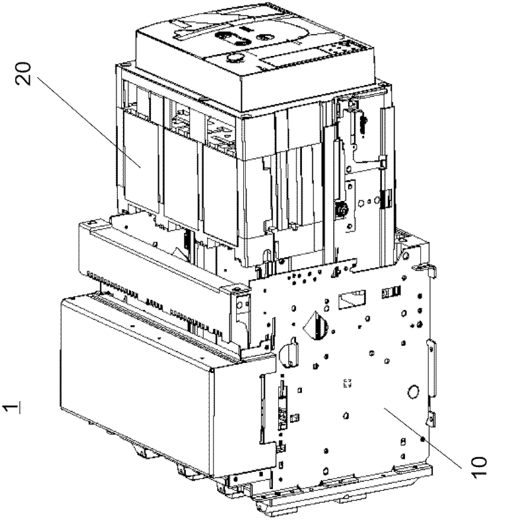 Circuit device and drawer type circuit breaker comprising same