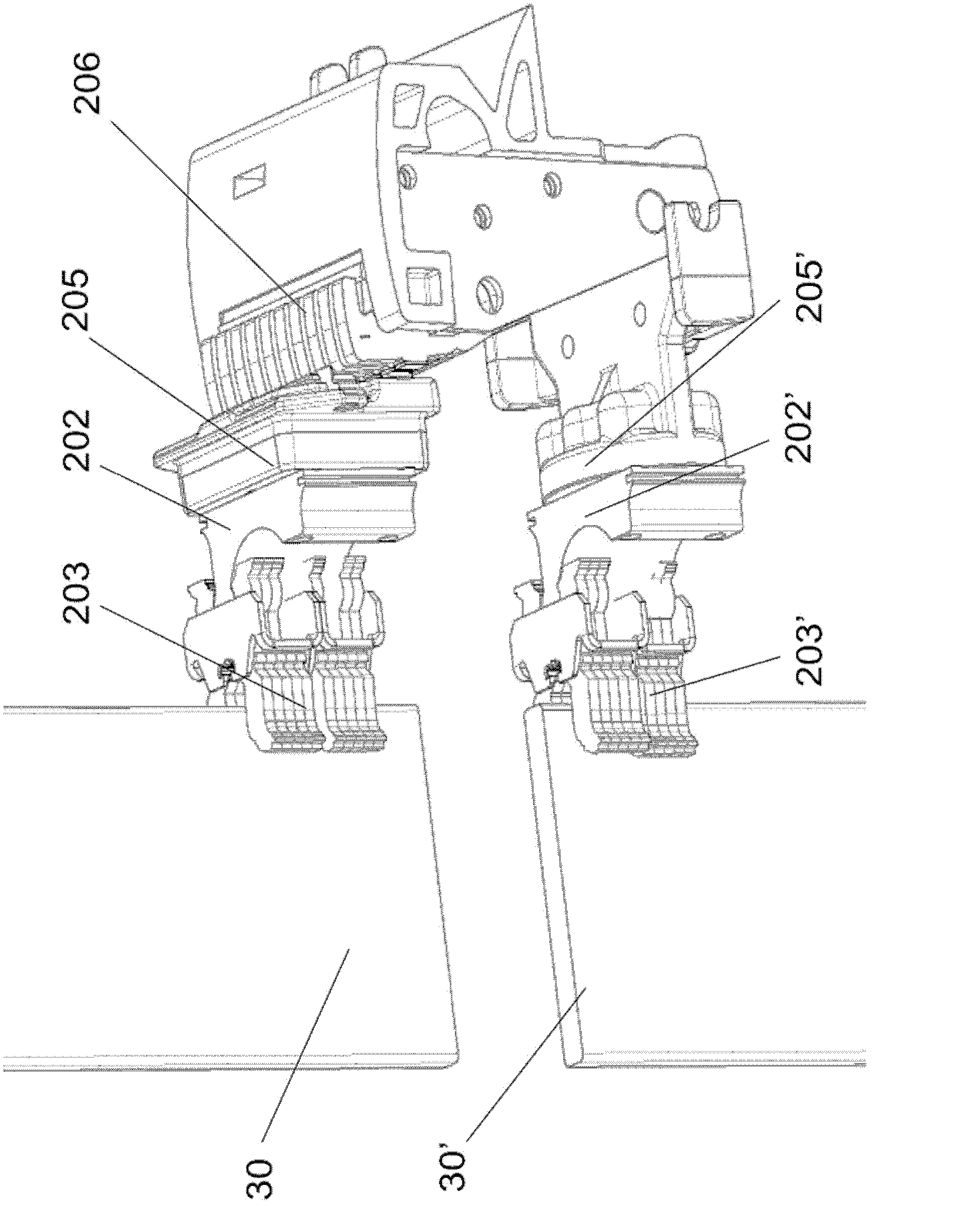 Circuit device and drawer type circuit breaker comprising same