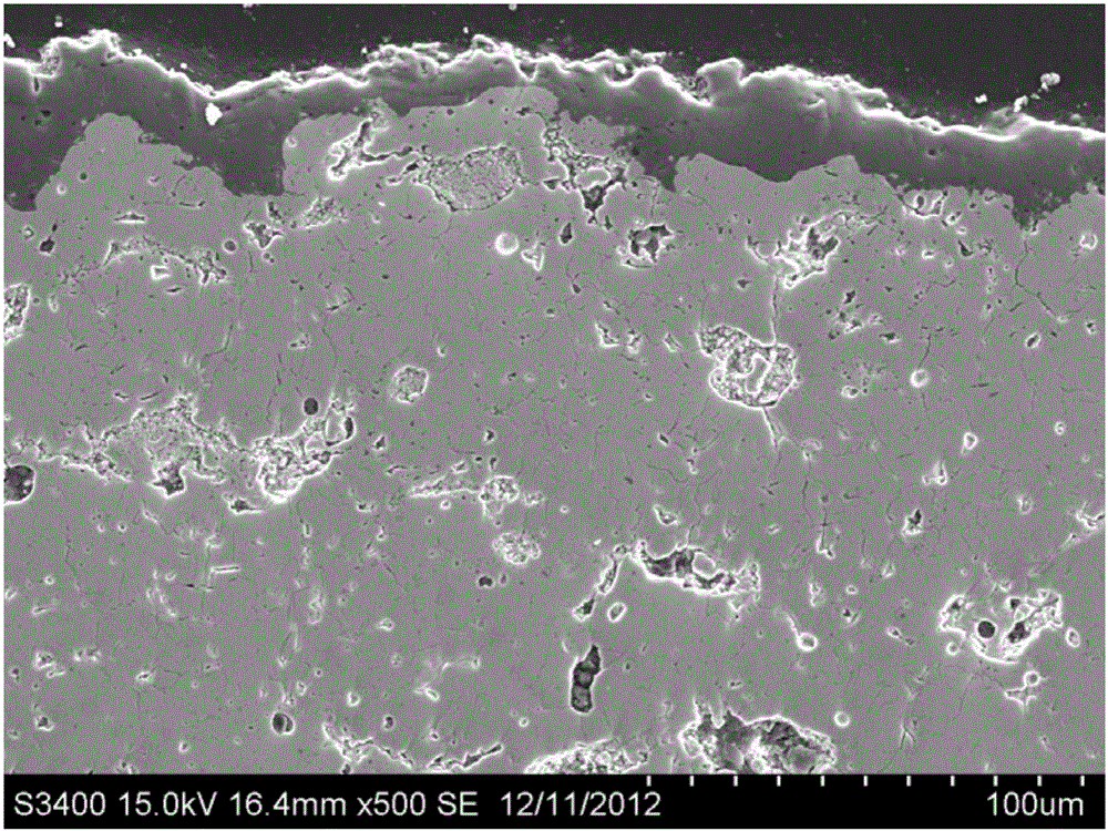 Protective coating for molten sediment on surface of thermal barrier coating and preparation method thereof