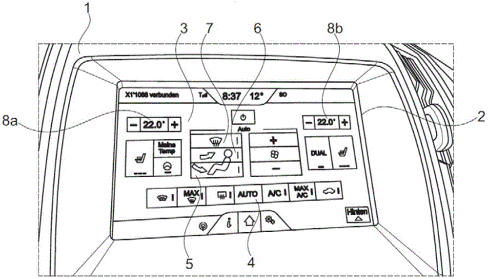 Method for disabling footwell area ventilation of individual seats of vehicle, and device for carrying out method