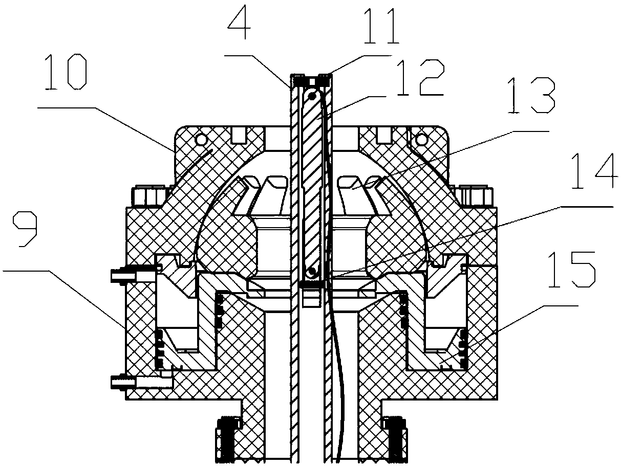 A teaching simulation device for a petroleum drilling well control blowout preventer unit