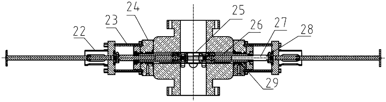 A teaching simulation device for a petroleum drilling well control blowout preventer unit