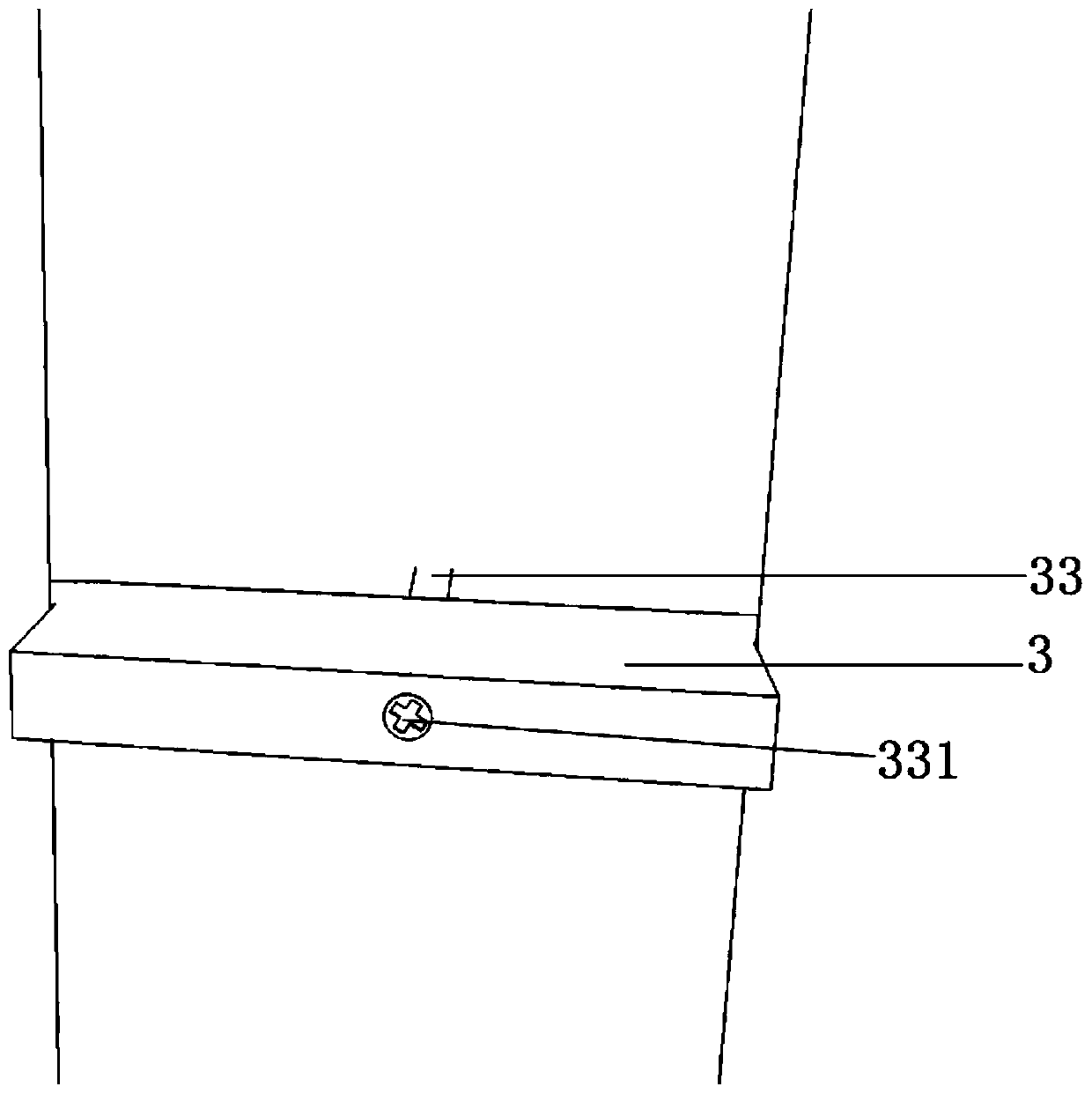 Fabricated mounting structure for special-shaped box section parts