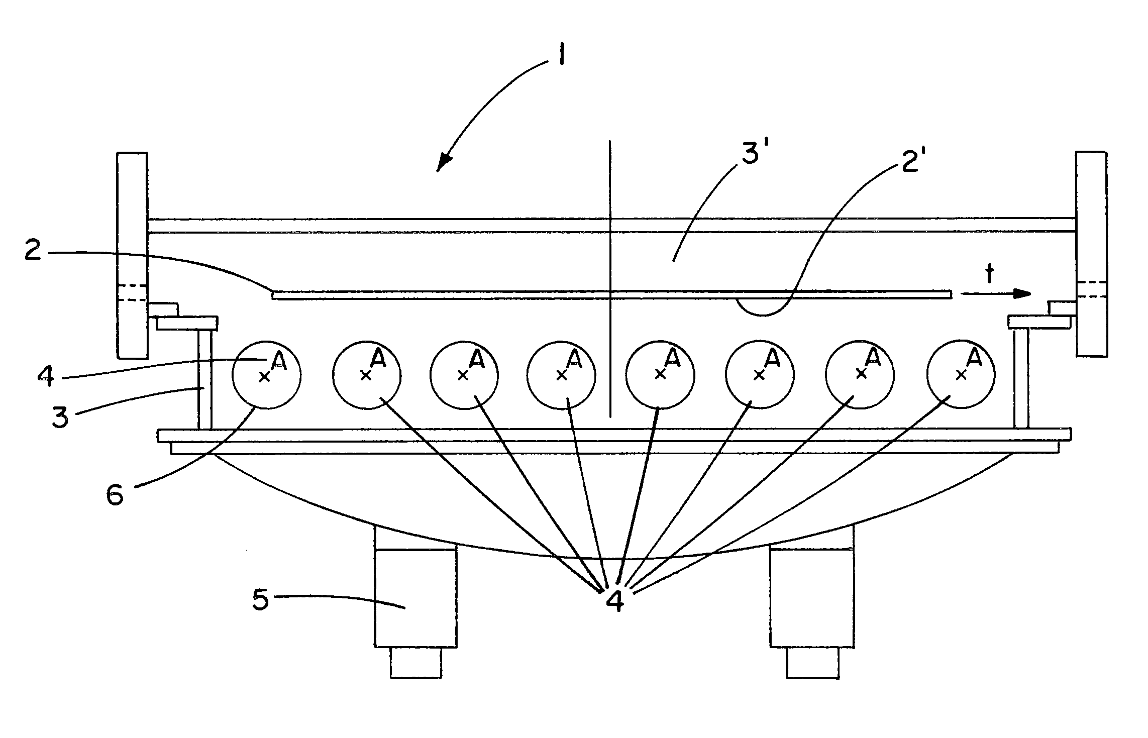 Sputter coating device