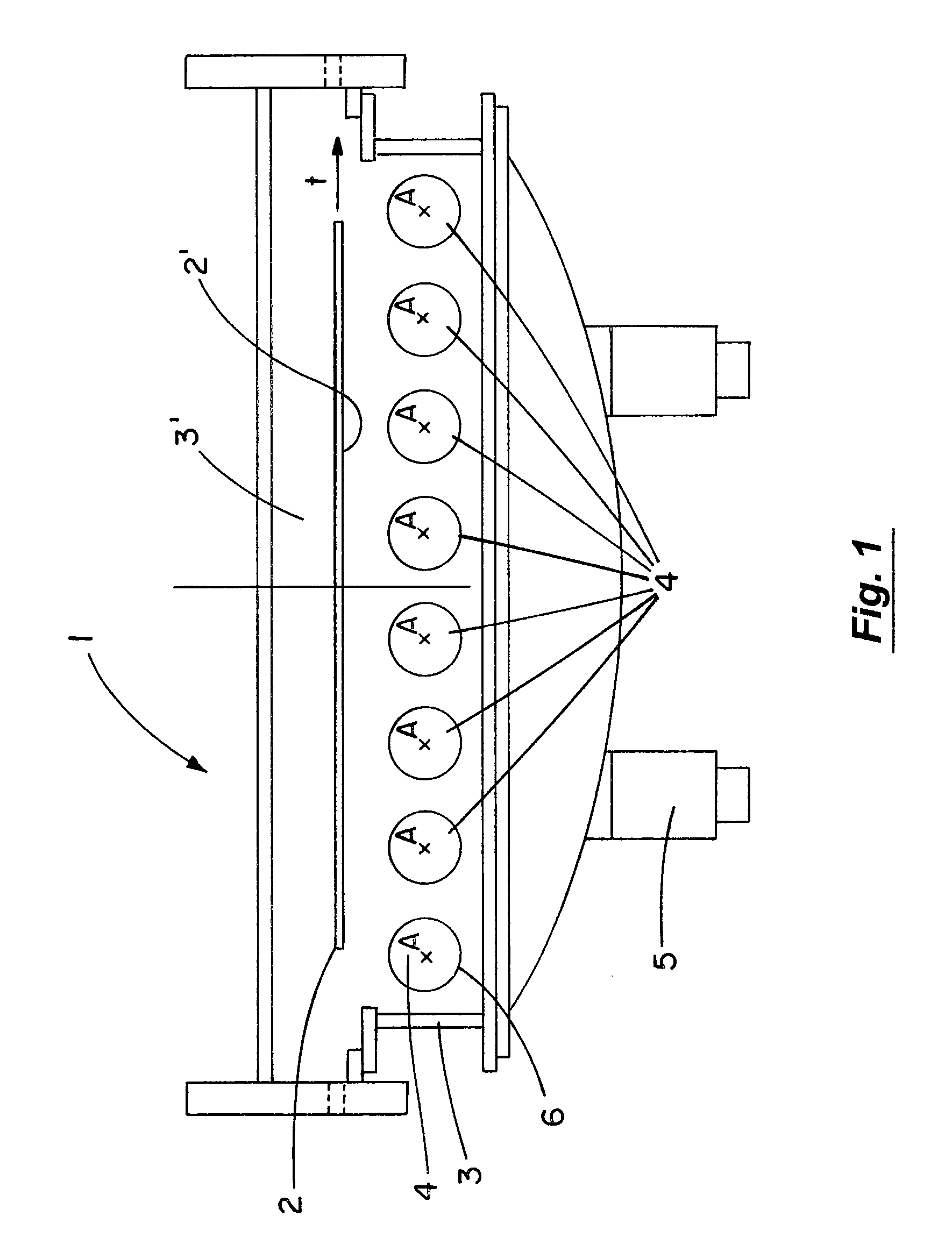 Sputter coating device