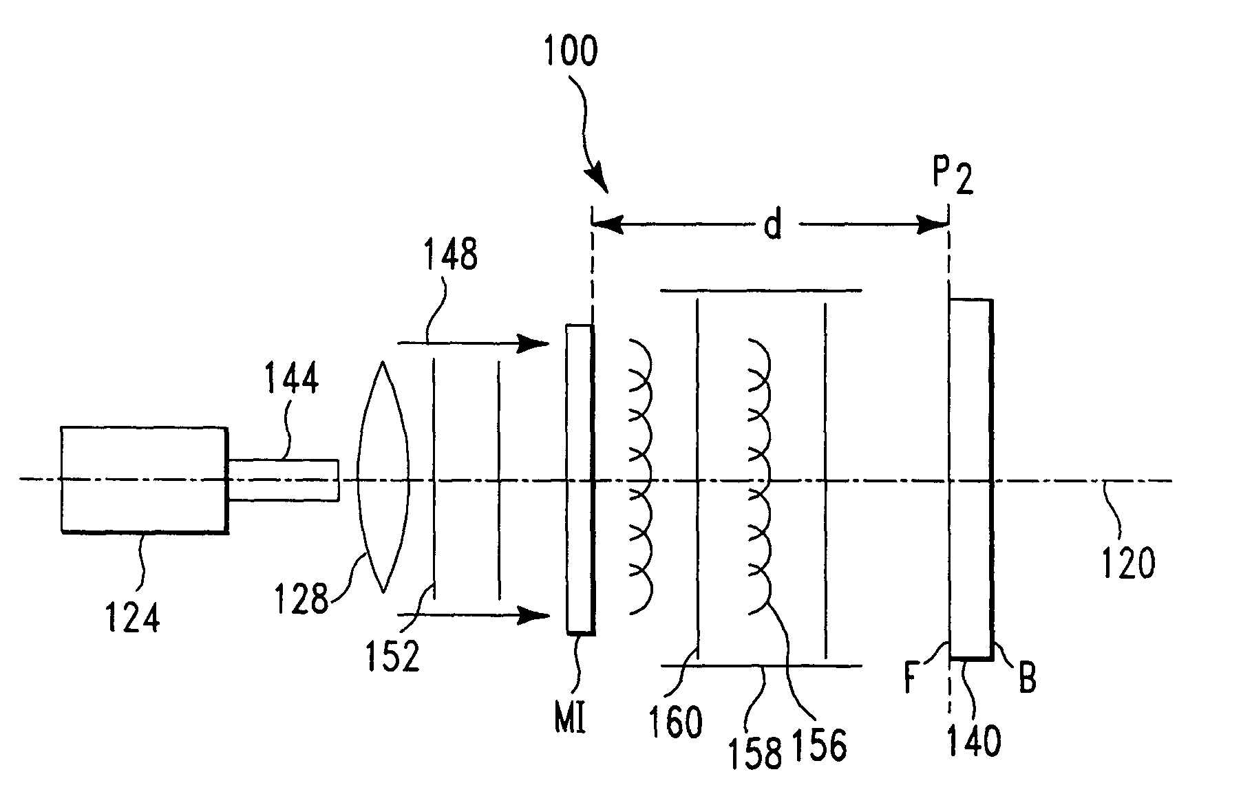 In-line holographic mask for micromachining