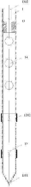 Sliding sand slope reinforcing device