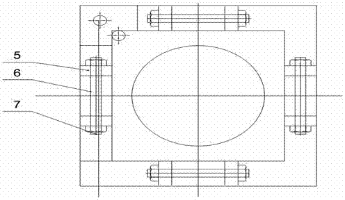 Fixed three-layer composite shock absorber