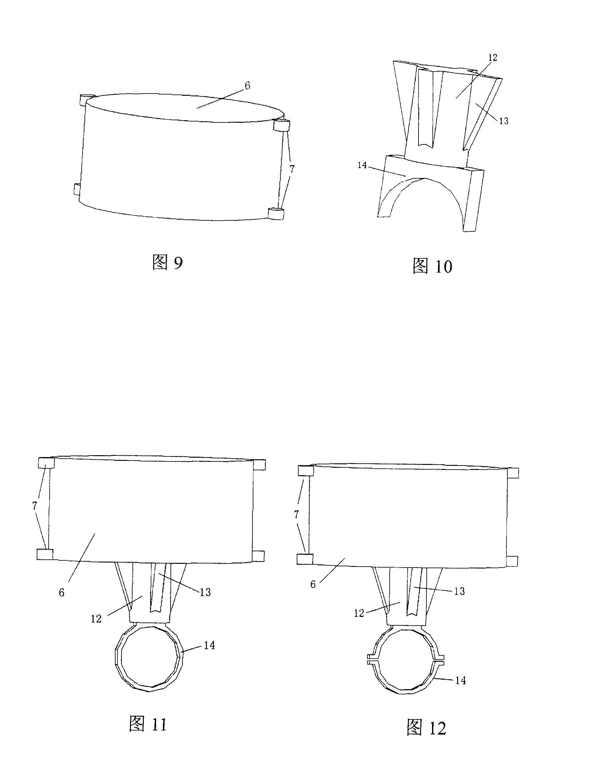 Water-entering adaptive adjusting sewage outfall device