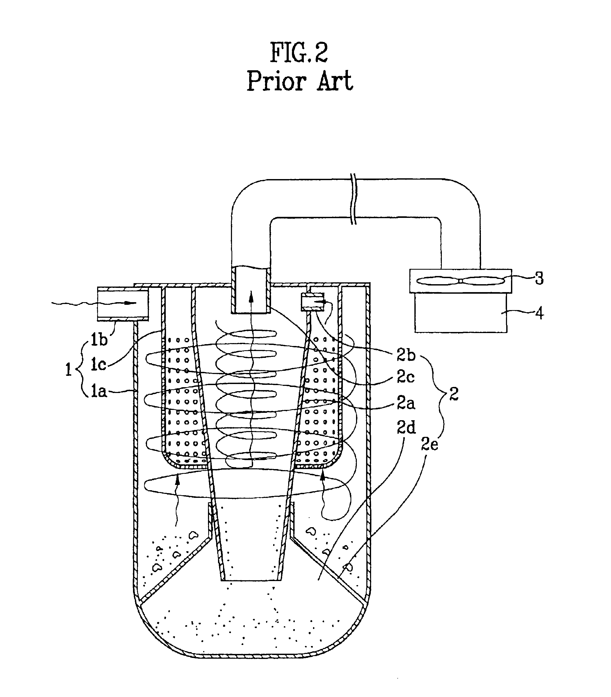 Multi cyclone vacuum cleaner