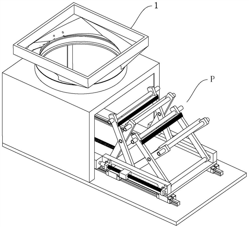 Packing closestool matched with nursing bed