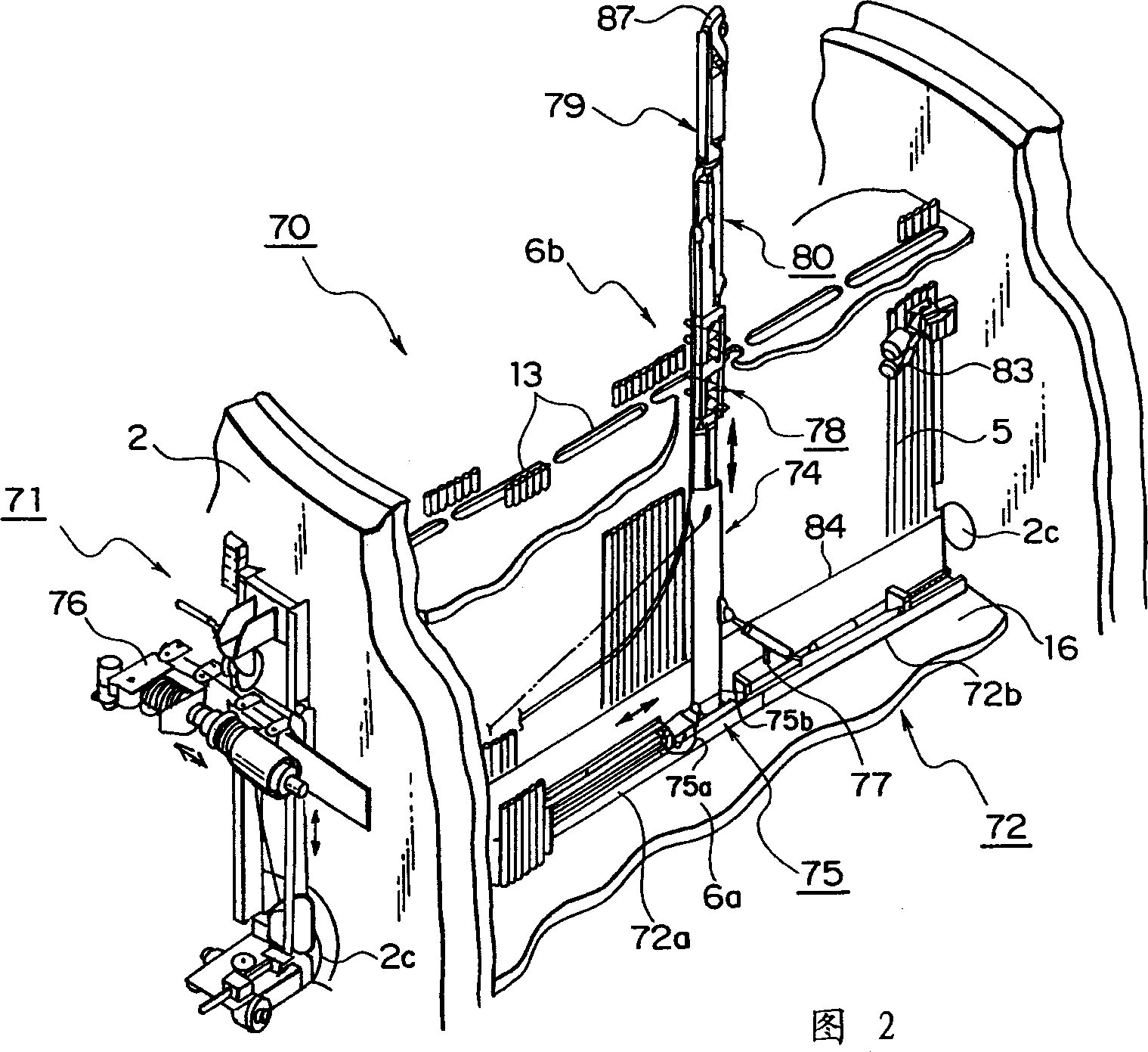 Descaling device for steam generator