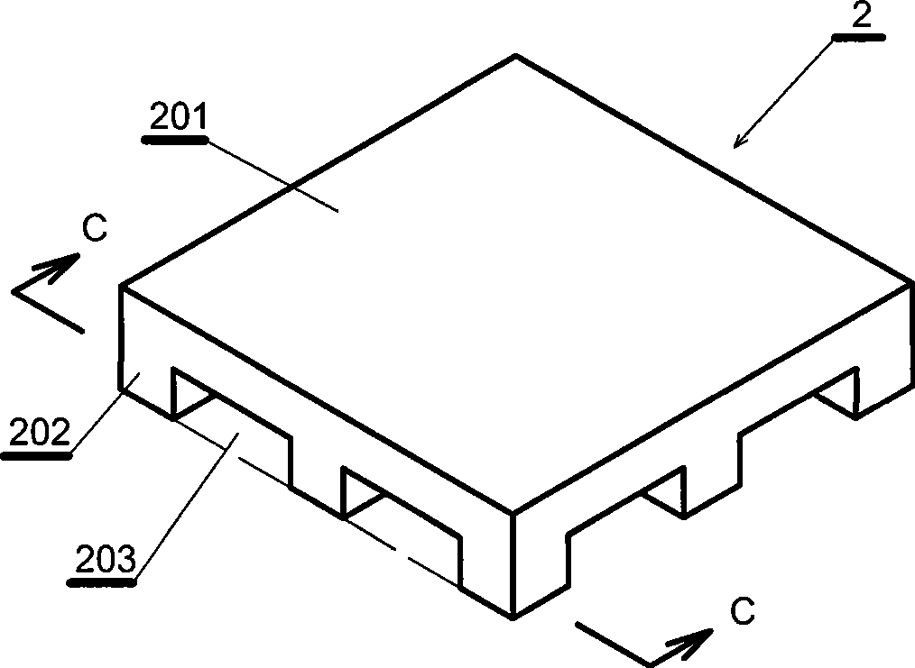 Locating, self-locking and unlocking method and apparatus for storehouse storage and transportation platform