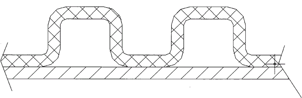 Continuous twining reinforced structure wall pipe, manufacturing equipment and manufacturing method