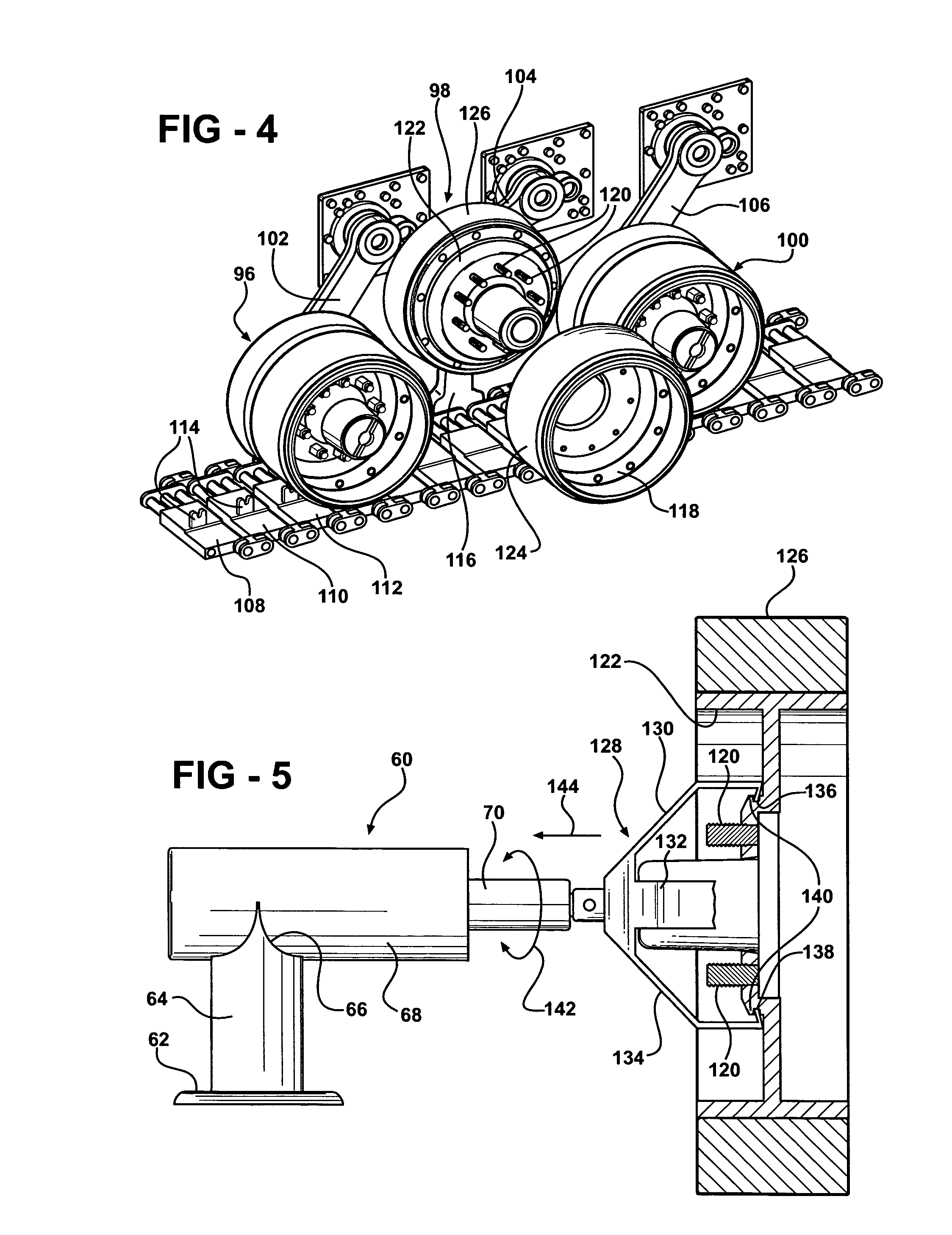 Tracked vehicle road wheel puller