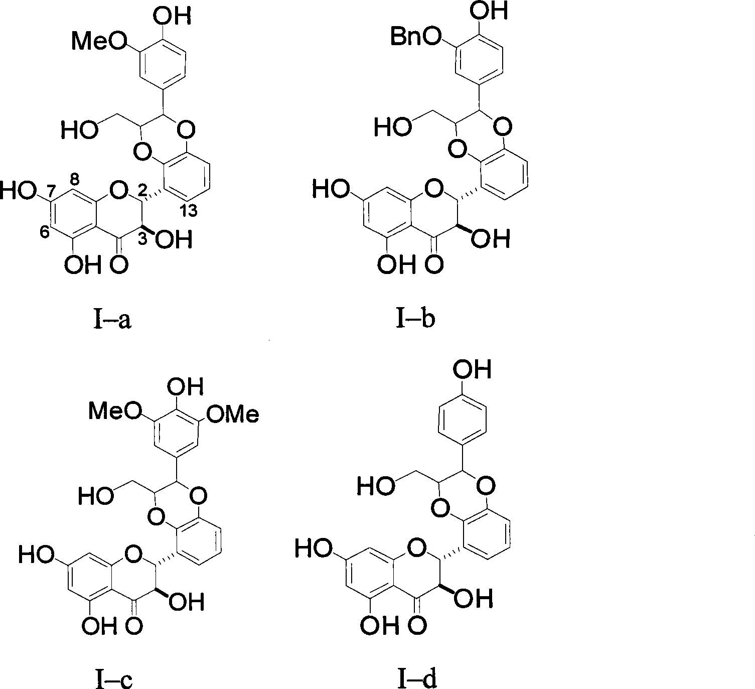 Xylogen like flavonoid compounds, method of preparing the same and pharmaceutical use