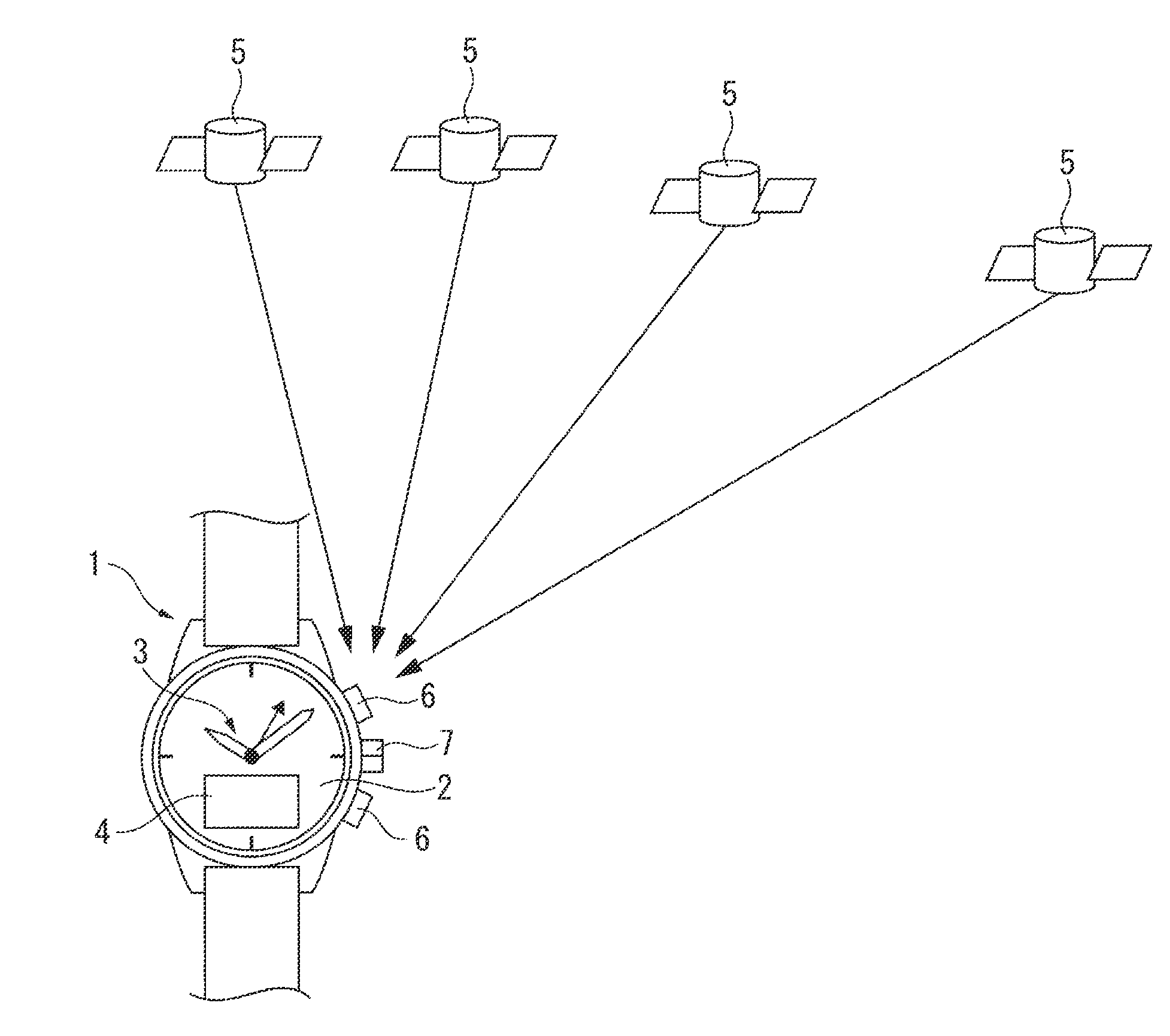 Electronic Device and Satellite Signal Reception Method for an Electronic Device