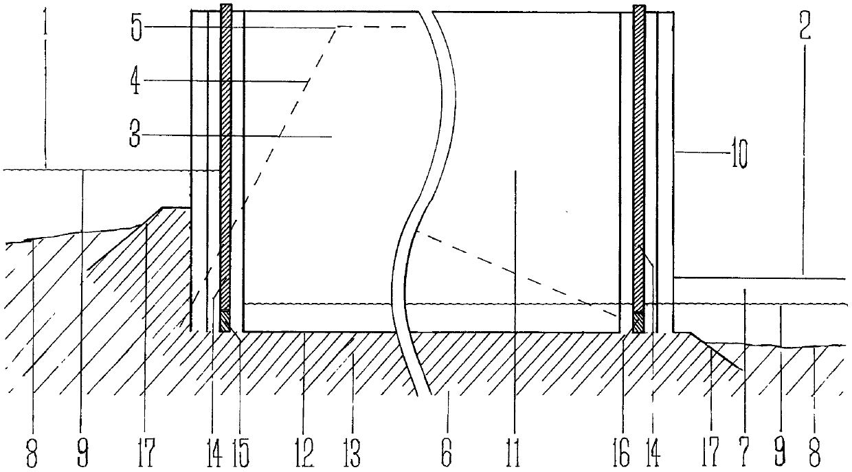 Anti-silting method for ship lock passing through high-sand-content large-fall river channel