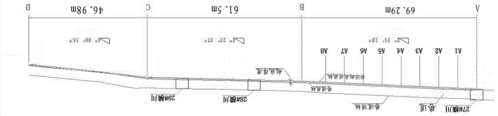 Calibration method for waist line of underground long-distance tunnel