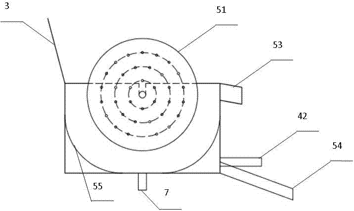 Energy-saving water-driven enhanced nitrification secondary treatment type biological turntable