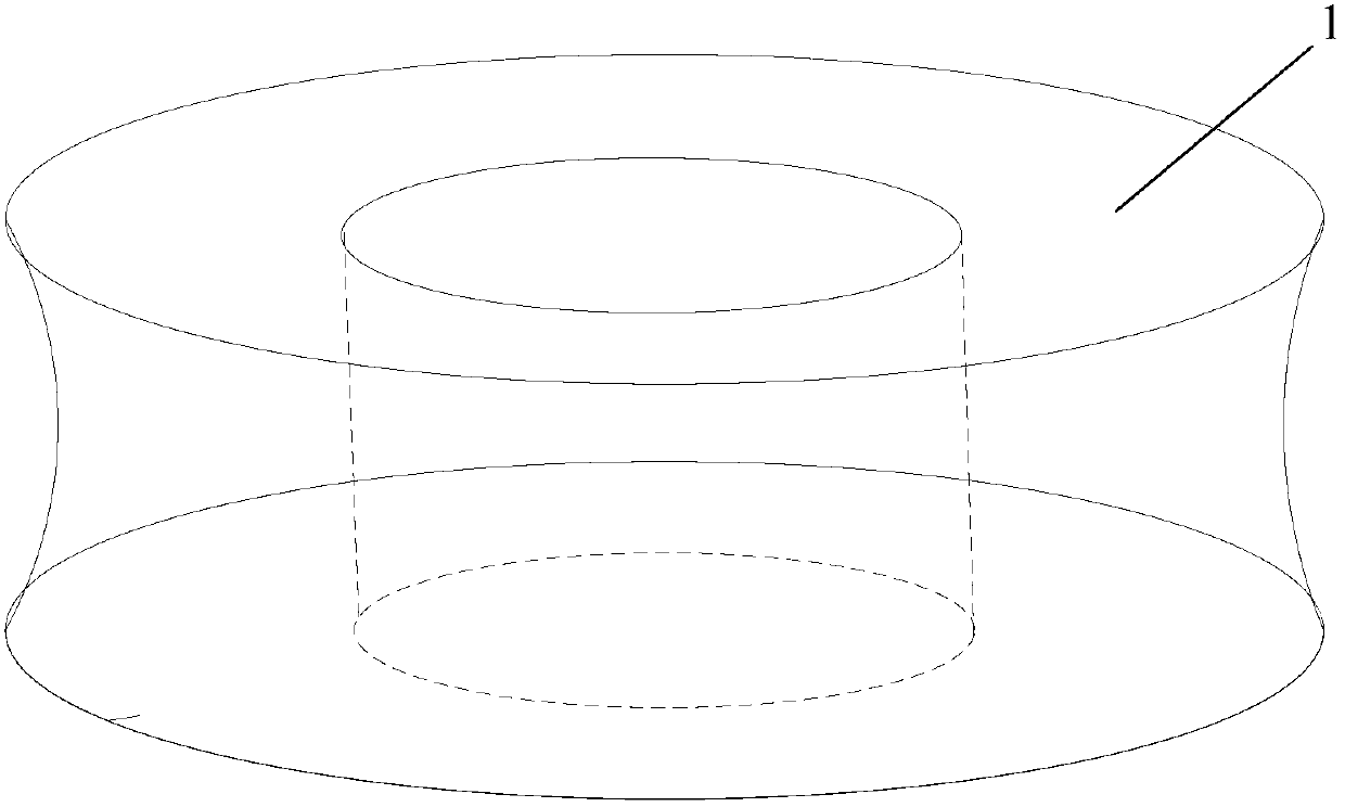 Magnetic bearing based on radial rejection and application thereof