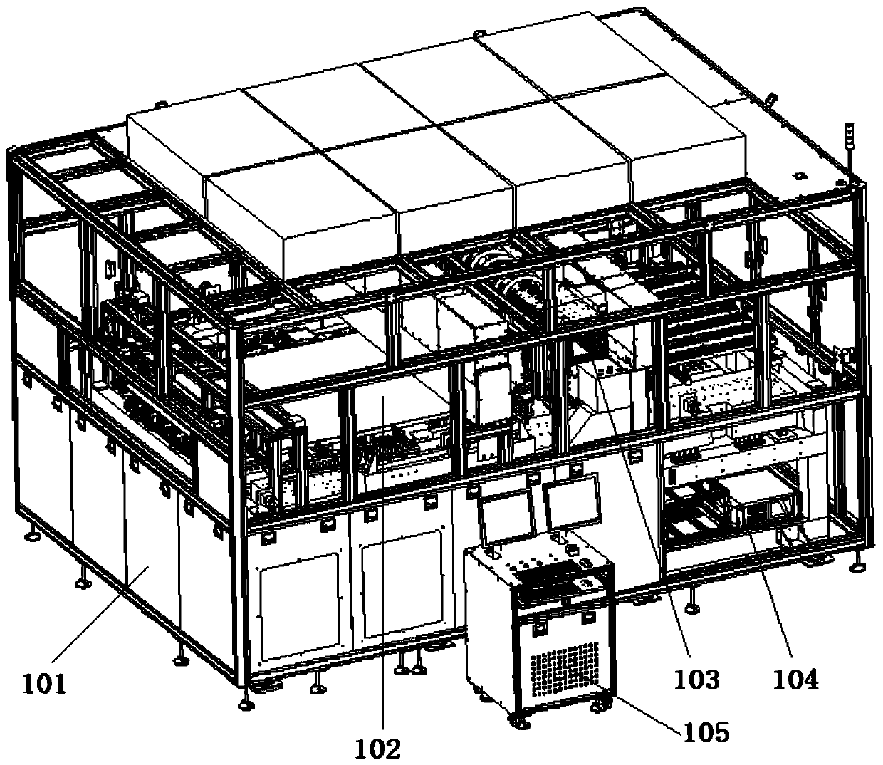 High-sensitivity automatic optical detection method and device