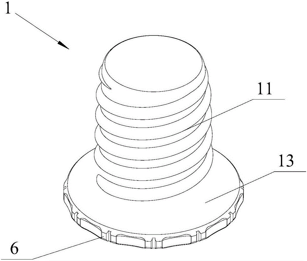 Threaded anal dilatation device