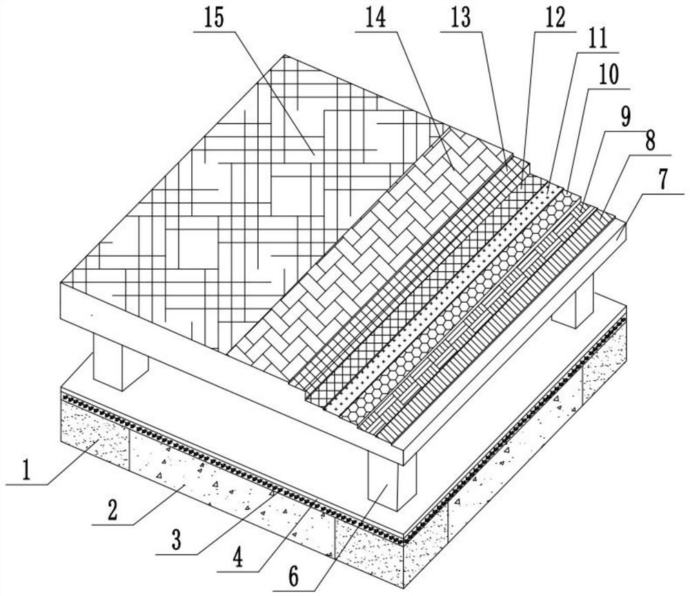 Cold storage floor construction method and cold storage floor