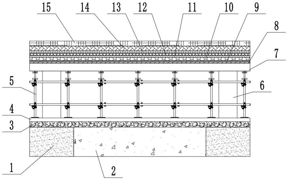 Cold storage floor construction method and cold storage floor