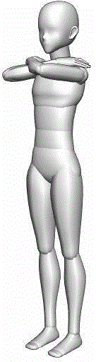 Medical optical human body size measuring instrument and measuring method thereof