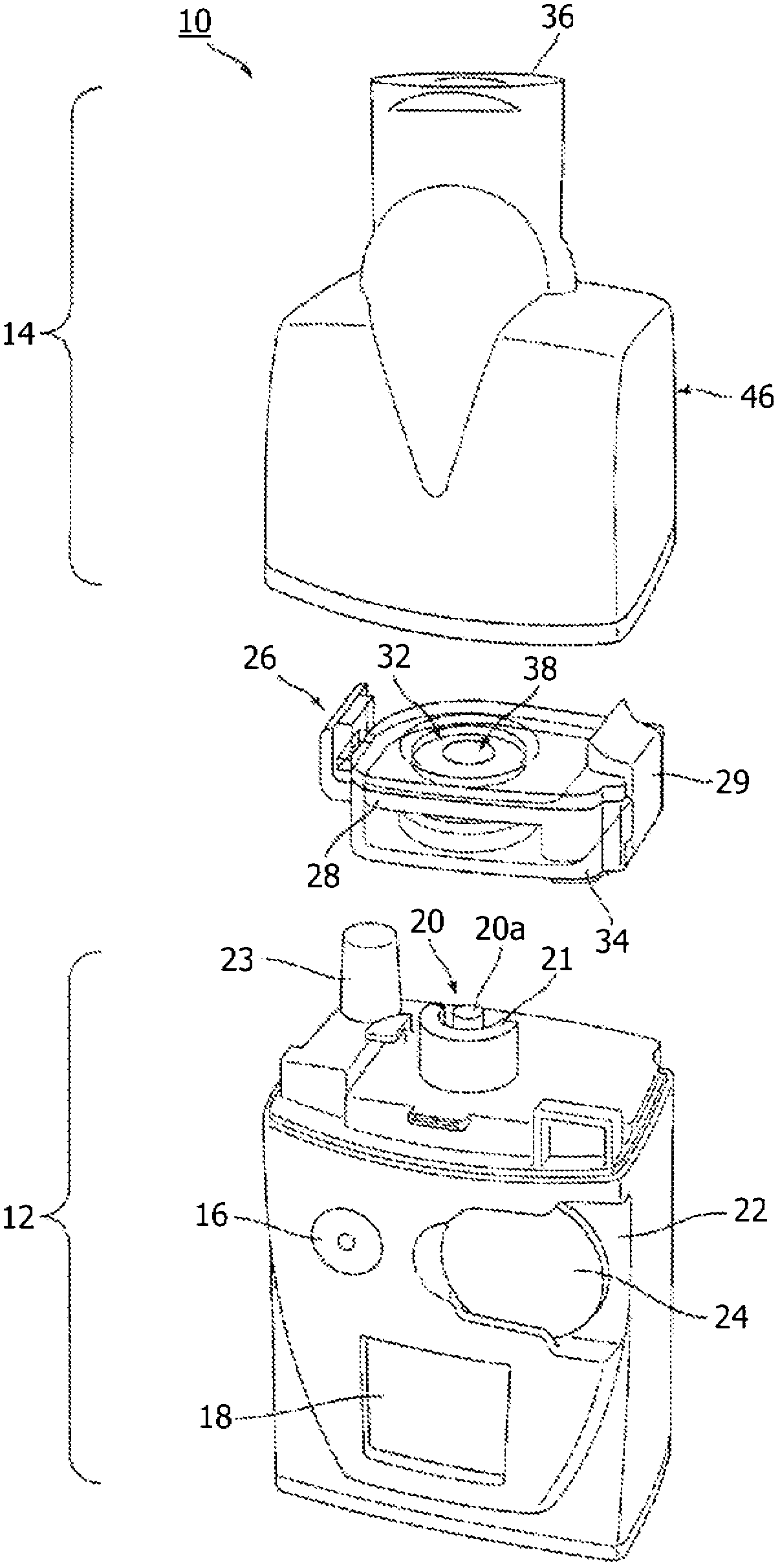 Magnetic coupling for aerosol generating apparatus