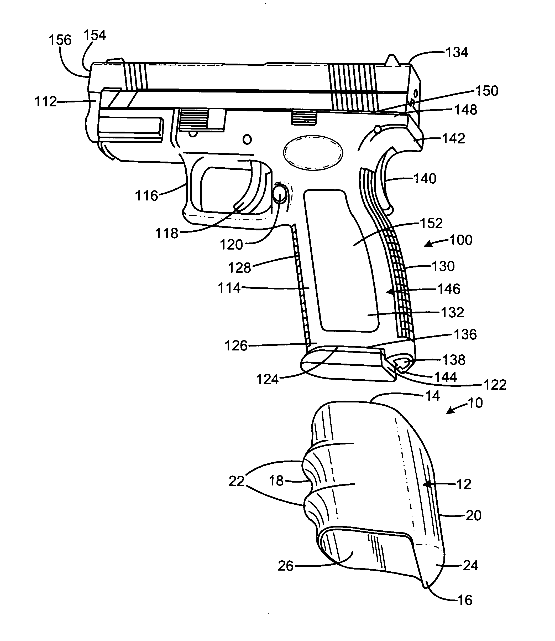 Firearm grip sleeve with retention feature