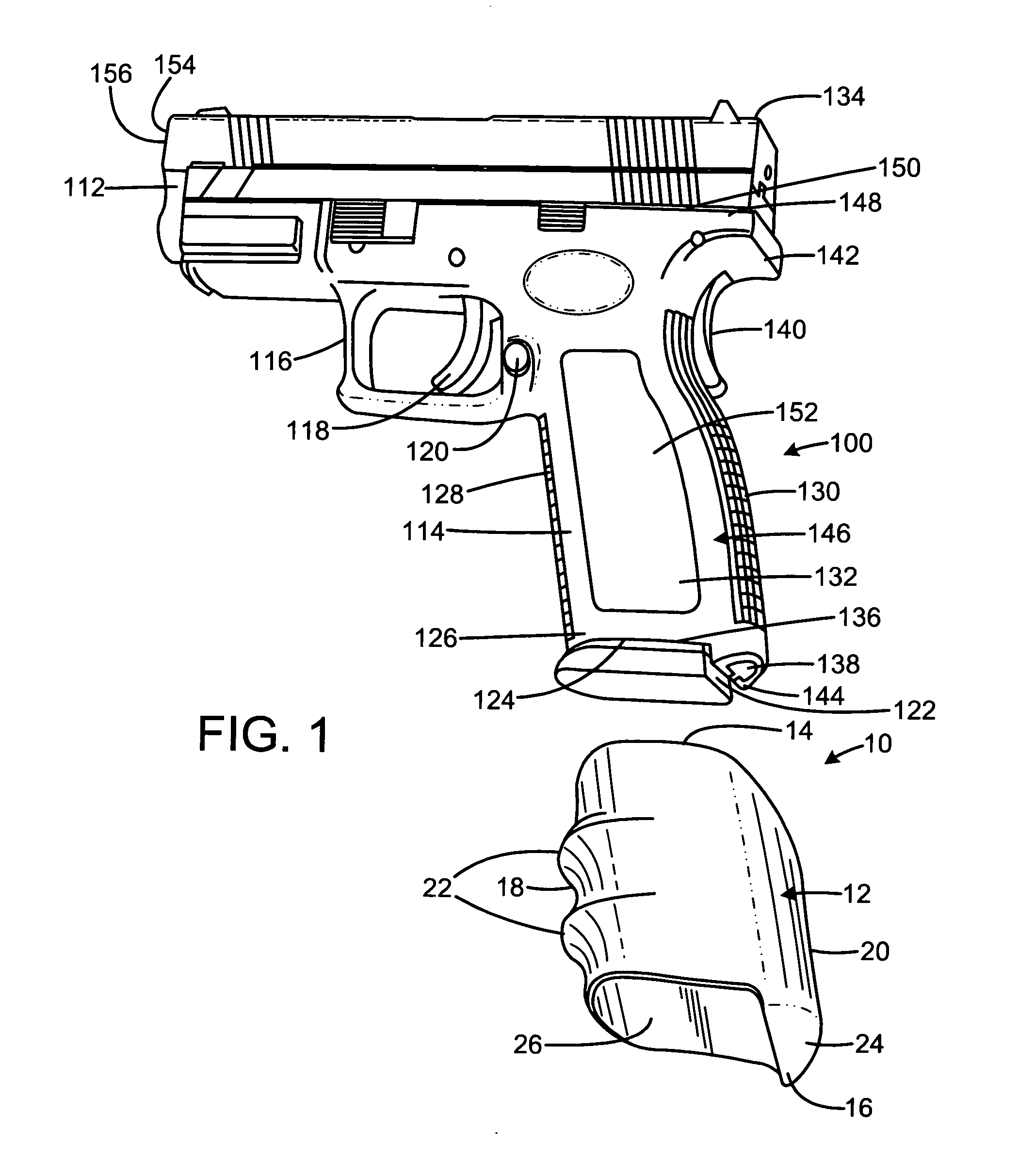 Firearm grip sleeve with retention feature