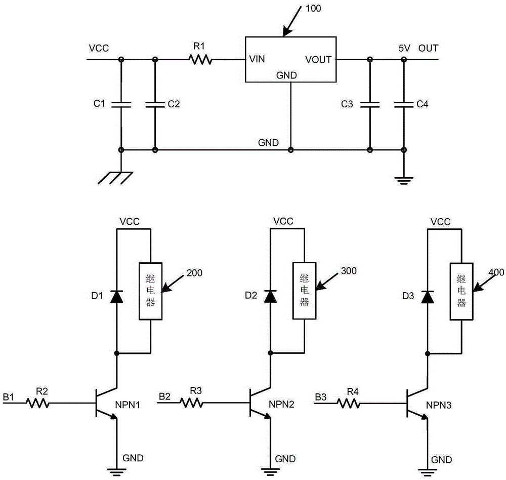 DC-DC converter integrated circuit and application circuit thereof