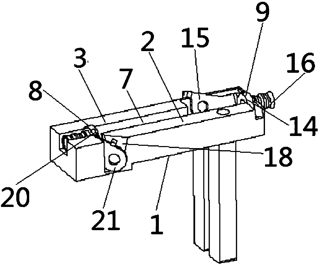 Braking hose withholding positioning tool