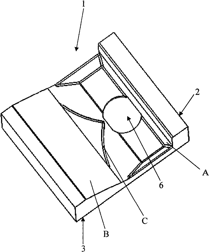 Reflector and lamp provided with same