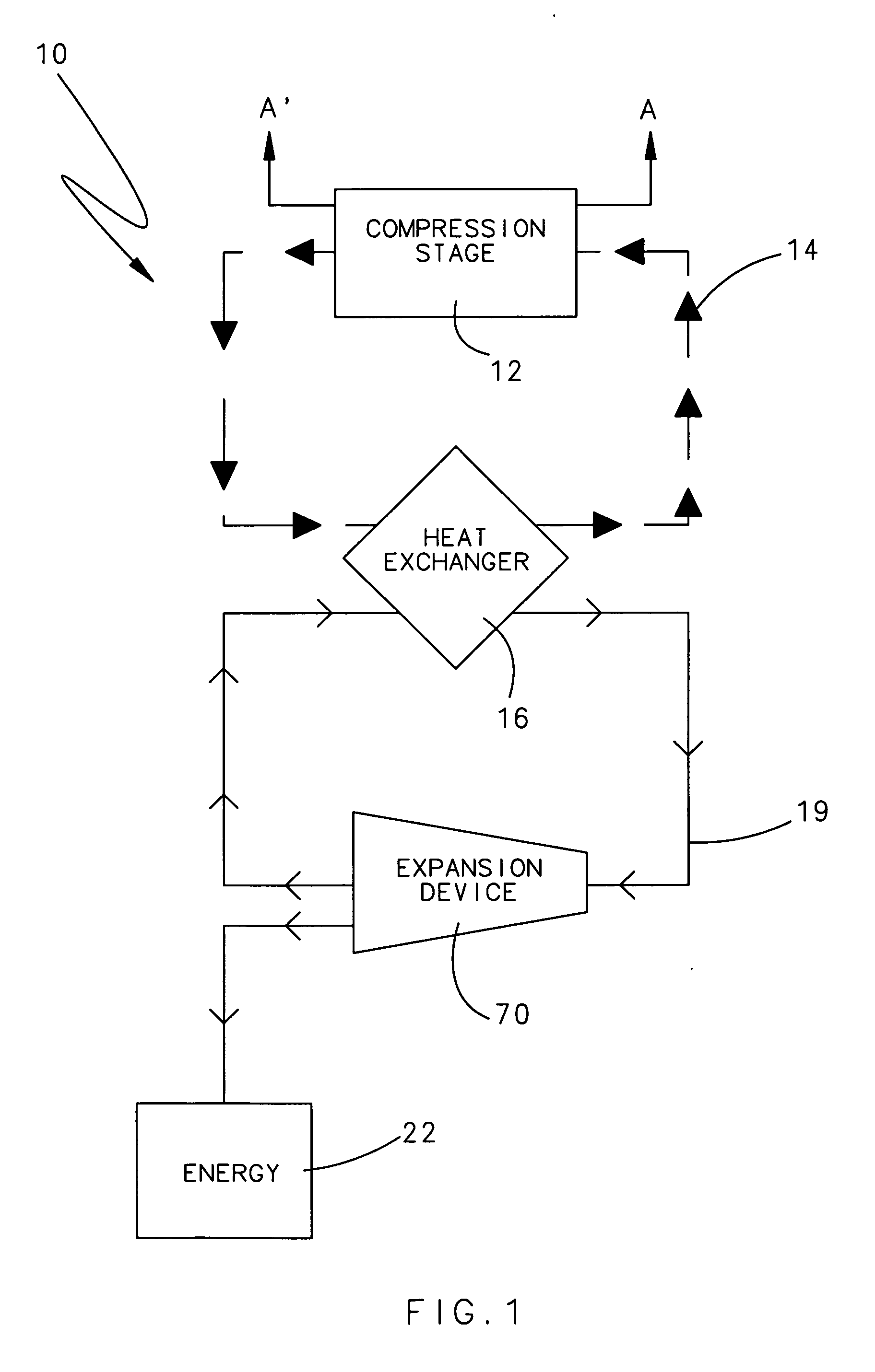 Cooling system for a rotary screw compressor