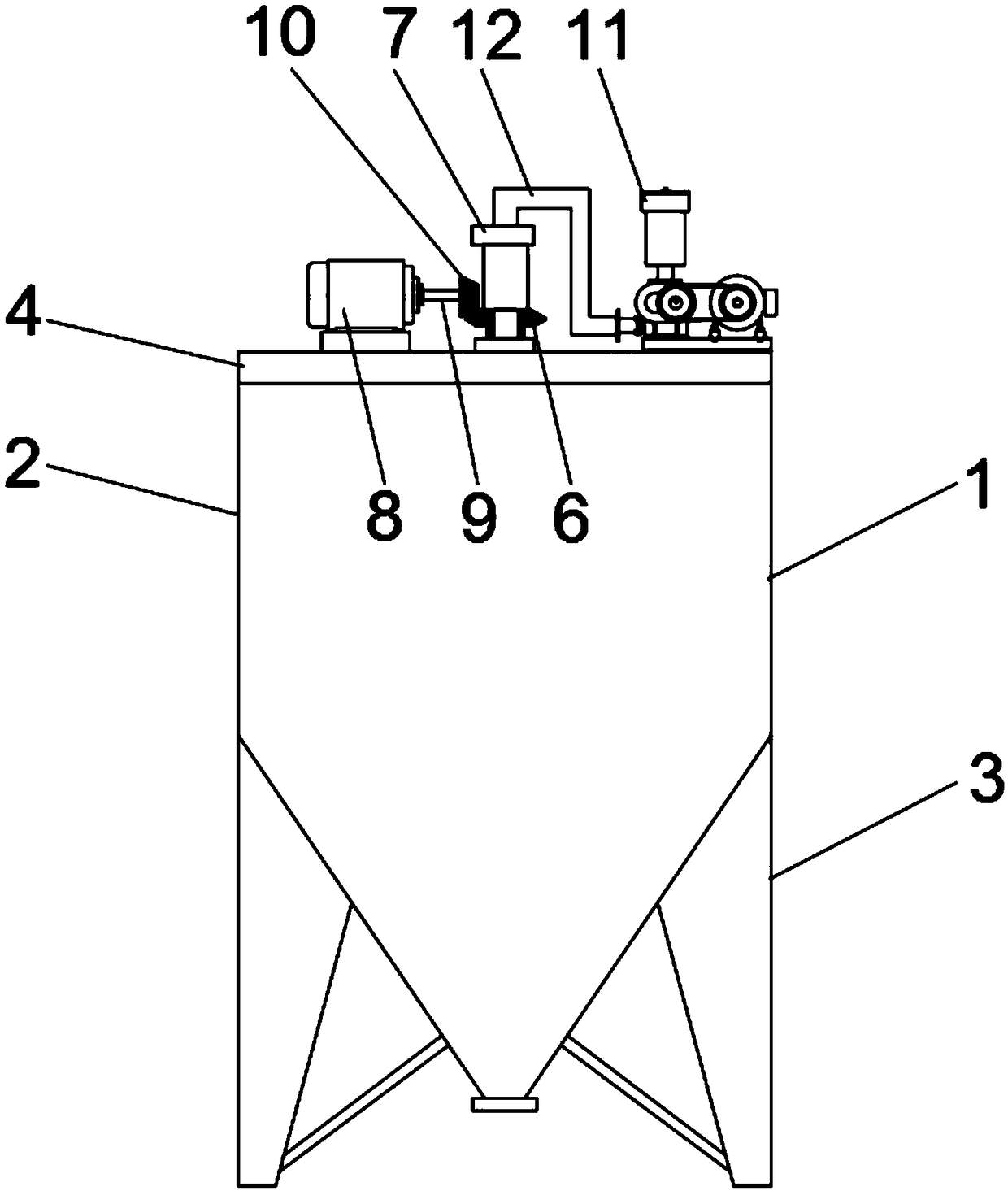 Sand washing device for filtration system