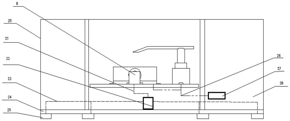 Chain link positioning machining clamp device and machine tool