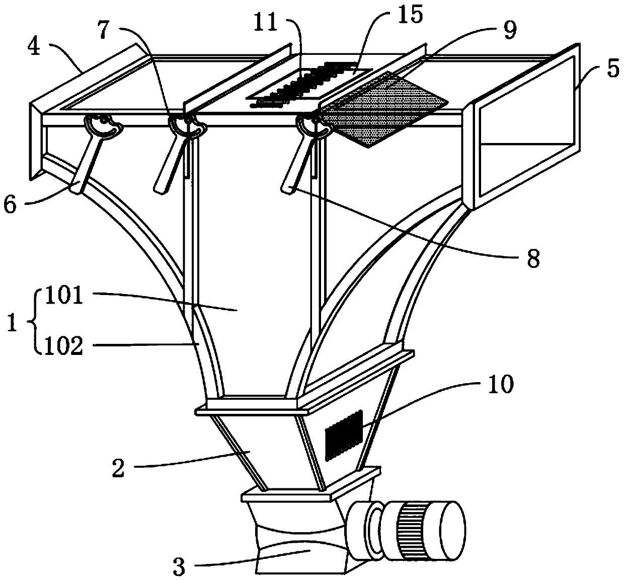 Wear-resisting grain extraction device